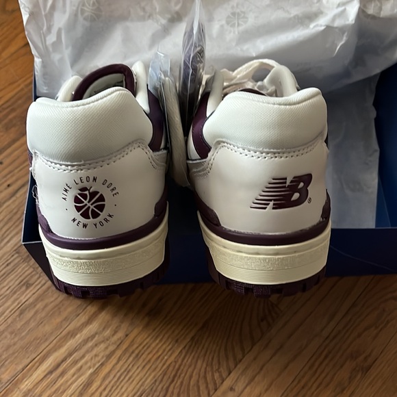 BNIB Deadstock Aime Leon Dore New Balance 550 purple. Men’s US 9.5. - Picture 6 of 7